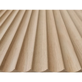Stick on Tiles Australia Mikos 1200 x 600mm Oak Grain Flexible Scallop Wall Panels