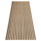Stick on Tiles Australia Mikos 1200 x 600mm Oak Grain Flexible Scallop Wall Panels