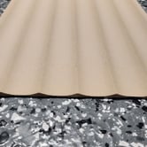 Stick on Tiles Australia Curvatura 2400 x 1200mm Flexible Large Scallop Roll Panel