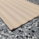 Stick on Tiles Australia Curvatura 2400 x 1200mm Flexible Large Scallop Roll Panel