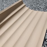 Stick on Tiles Australia Curvatura 2400 x 1200mm Flexible Large Scallop Roll Panel