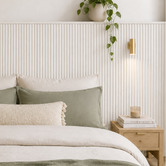 Stick on Tiles Australia Mikos 1200 x 600mm Primed Flexible Demi Round Wall Panels
