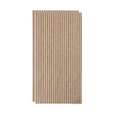Stick on Tiles Australia Mikos 1200 x 600mm Oak Grain Flexible Demi Round Wall Panels