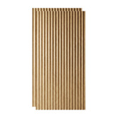Stick on Tiles Australia Mikos 1200 x 600mm Oak Grain Flexible Scallop Wall Panels