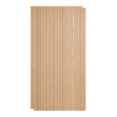 Stick on Tiles Australia Mikos 1200 x 600mm Natural Birch Flexible Slat Wall Panels