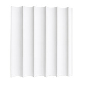 Stick on Tiles Australia Mikos 1200 x 600mm Primed Flexible Scallop Wall Panels