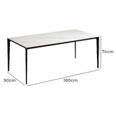 Casa Cora Innovation S Stone Indoor/Outdoor Dining Table