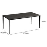 Casa Cora Innovation S Stone Indoor/Outdoor Dining Table