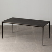 Casa Cora Black Sandstone Innovation S Indoor/Outdoor Dining Table