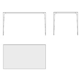 Casa Cora Grey Sicily Innovation S Indoor/Outdoor Dining Table