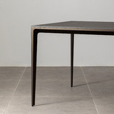 Casa Cora Black Sandstone Innovation S Indoor/Outdoor Dining Table
