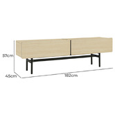 Casa Cora Hallie 2 Door Sideboard
