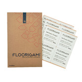 Floorigami 12 Piece Replacement Adhesive Carpet Sticker Set