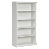 SandStoneSea White Hamptons Large Closed Bookshelf | Temple & Webster