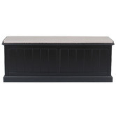 SandStoneSea Hamptons Cushioned Storage Bench | Temple & Webster