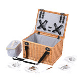 Sunday Homewares 4 Person Hunter Willow Picnic Basket Set