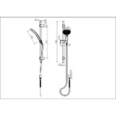 Bianka The Gabe Rail Shower