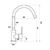 Bianka Loui Kitchen Sink Mixer
