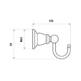 Bianka Noosa Brass Robe Hook