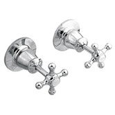 Bianka 2 Piece Noosa Brass Wall Top Assembly Set