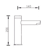 Bianka Intelligent Brass Sensor Mixer Tap