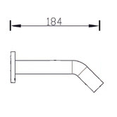 Bianka Intelligent 180mm Brass Spout With Sensor Mixer Tap