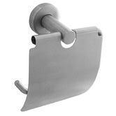 Bianka Elle Stainless Steel Toilet Roll Holder with Removable Flap