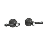 Bianka Augustine Matte Black Lever Wall Top Assembly