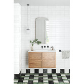 Bianka Loui Matte Black Round Wall Top Assembly