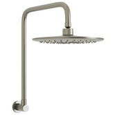 Bianka Loui Brushed Nickel Round Shower Arm &amp; Head