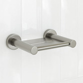 Bianka Elle Brushed Nickel Stainless Steel Soap Dish