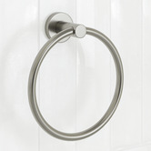 Bianka Elle Brushed Nickel Towel Rail &amp; Bathroom Accessory Package