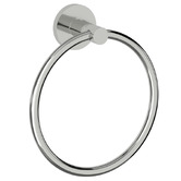 Bianka Elle Brushed Nickel Towel Rail &amp; Bathroom Accessory Package