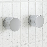 Bianka Loui Chrome Round Wall Top Assembly