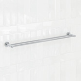 Bianka Elle 750mm Chrome Double Towel Rail