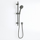 Bianka Loui Gunmetal Round Rail Shower