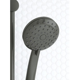 Bianka Loui Gunmetal Round Rail Shower
