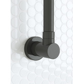 Bianka Loui 260mm Gunmetal Round Shower Arm &amp; Head