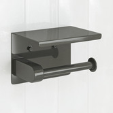 Bianka Elle Gunmetal Stainless Steel Toilet Roll Holder