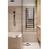 Bianka Loui Matte Black Round Hand-held Shower