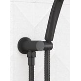 Bianka Loui Matte Black Round Hand-held Shower