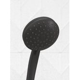Bianka Loui Matte Black Round Hand-held Shower
