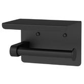 Bianka Elle Matte Black Stainless Steel Toilet Roll Holder