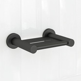 Bianka Elle Matte Black Stainless Steel Soap Dish