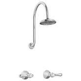 Bianka Augustine Round Gooseneck Shower Tap Set