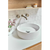 Bianka Loui Brushed Nickel Round Wall Top Assemblies