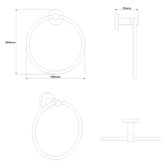 Bianka Elle Elite Copper Towel Ring