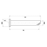 Bianka Loui 185mm Bath Spout