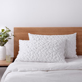 Aldrin Home White Shredded Cooling Gel Memory Foam Pillow