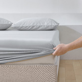 Aldrin Home Cotton Sateen Fitted Sheet Set